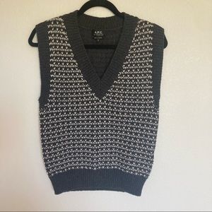 A.P.C. Sweater Vest Size Small